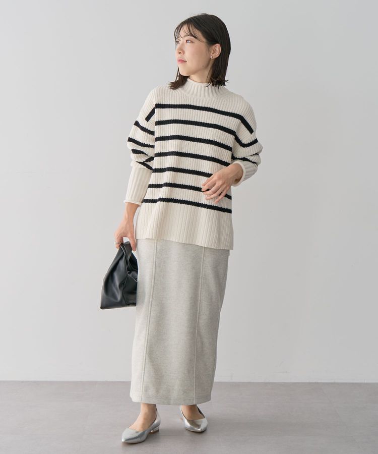 Green Parks「mokoモールモックネックニットプルオーバー」|ニット・セーター|