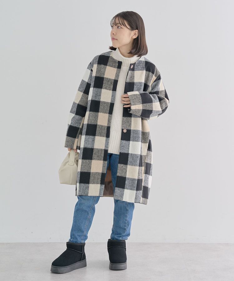 Green Parks「mokoモールモックネックニットプルオーバー」|ニット・セーター|