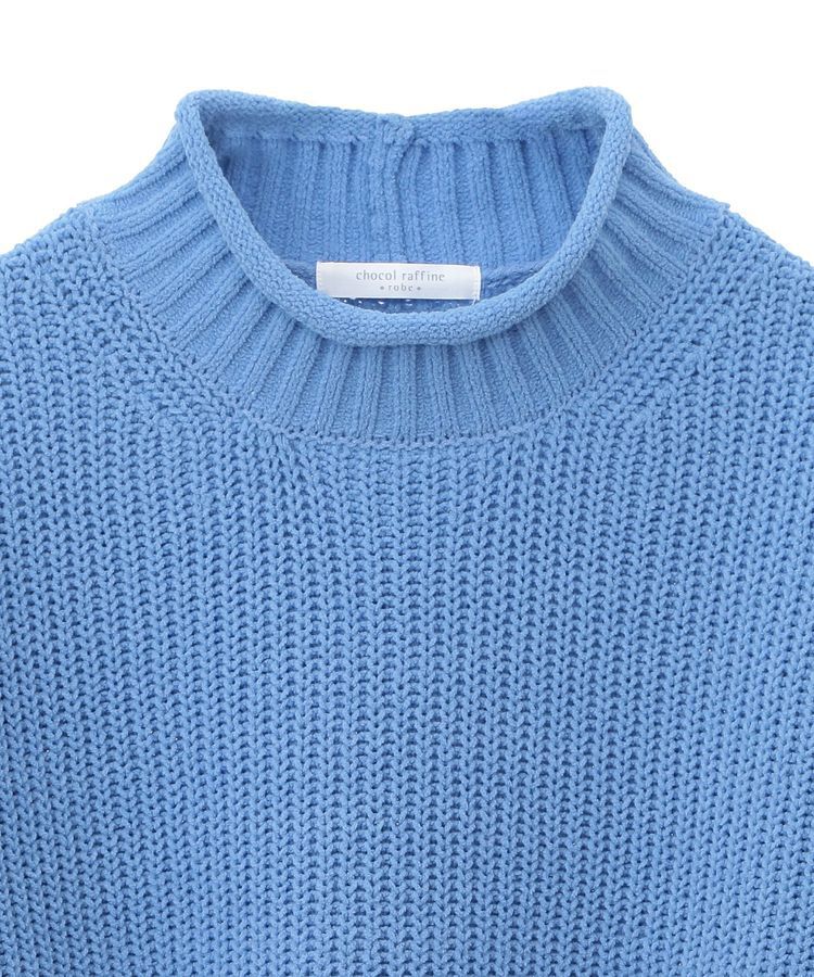 Green Parks「mokoモールモックネックニットプルオーバー」|ニット・セーター|