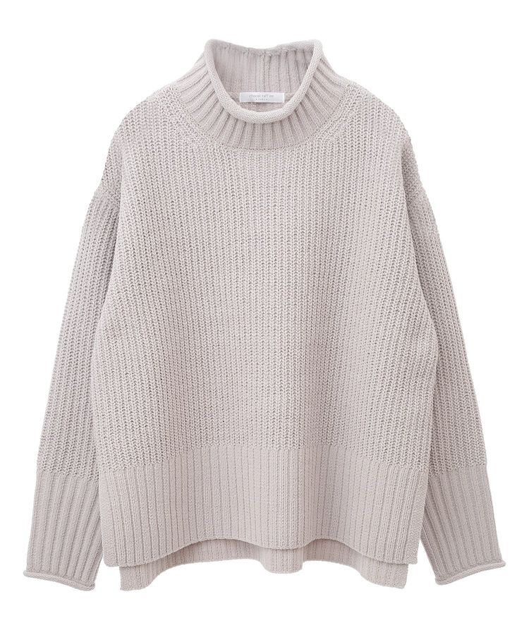 Green Parks「mokoモールモックネックニットプルオーバー」|ニット・セーター|