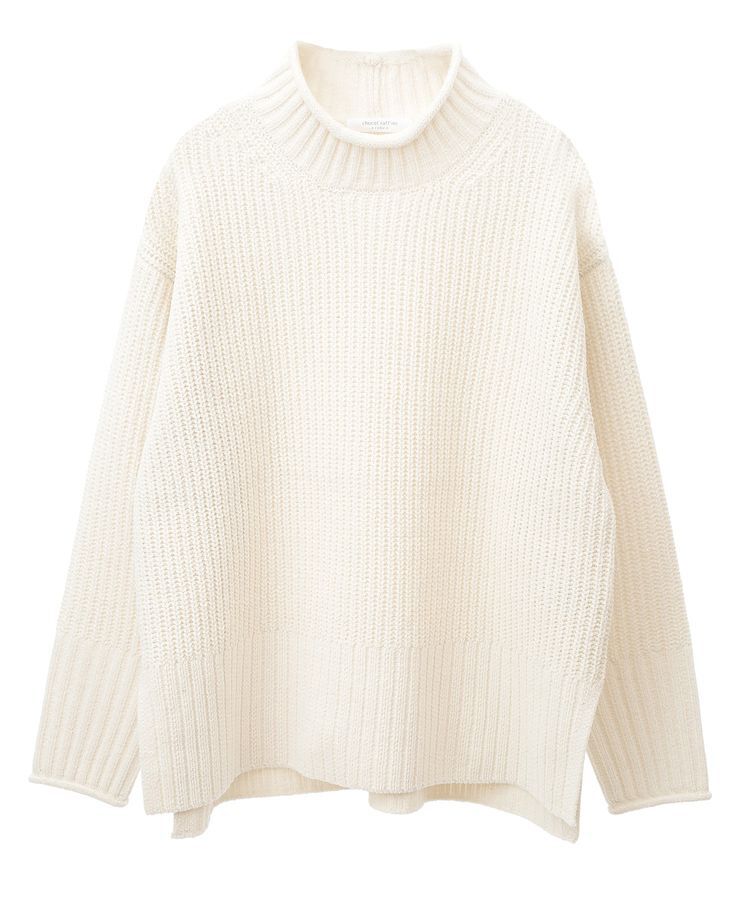 Green Parks「mokoモールモックネックニットプルオーバー」|ニット・セーター|