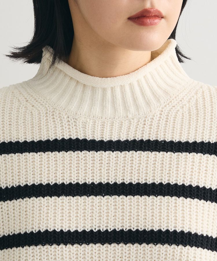 Green Parks「mokoモールモックネックニットプルオーバー」|ニット・セーター|