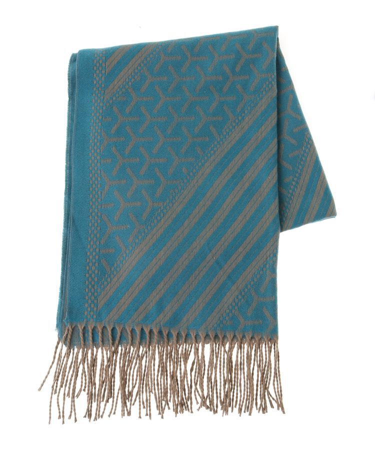 Green Parks「・チドリガラストール」|ストール|Blue