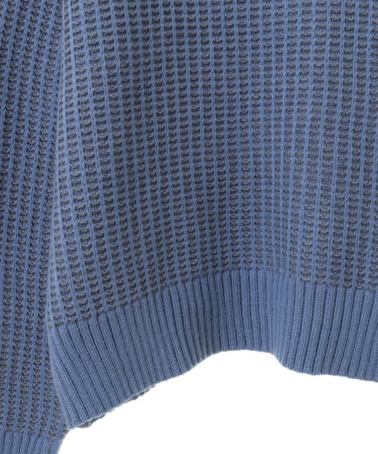 Green Parks「・ELENCARE DUE タック編バイカラーニット」|ニット・セーター|