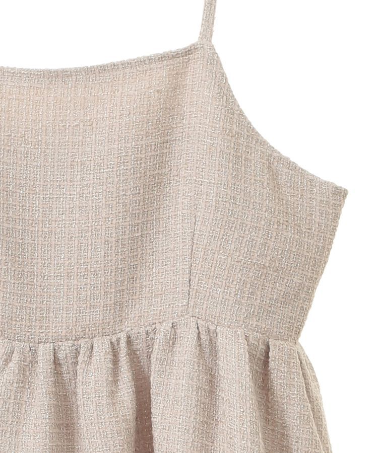 Green Parks「・ELENCARE DUE ツィードキャミワンピース」|ワンピース|