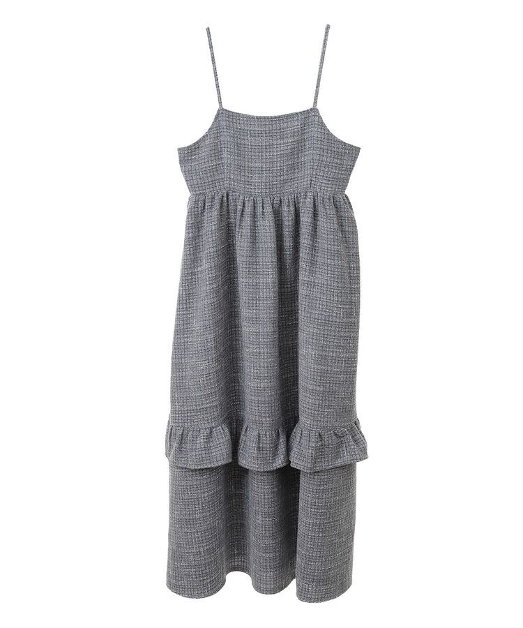 Green Parks「・ELENCARE DUE ツィードキャミワンピース」|ワンピース|