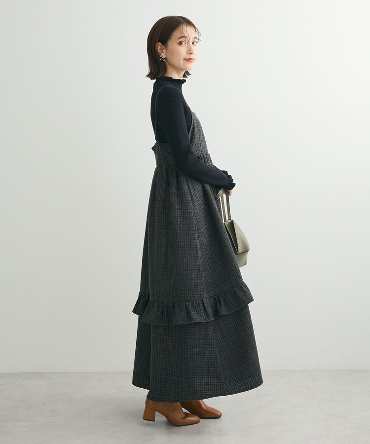 Green Parks「・ELENCARE DUE ツィードキャミワンピース」|ワンピース|