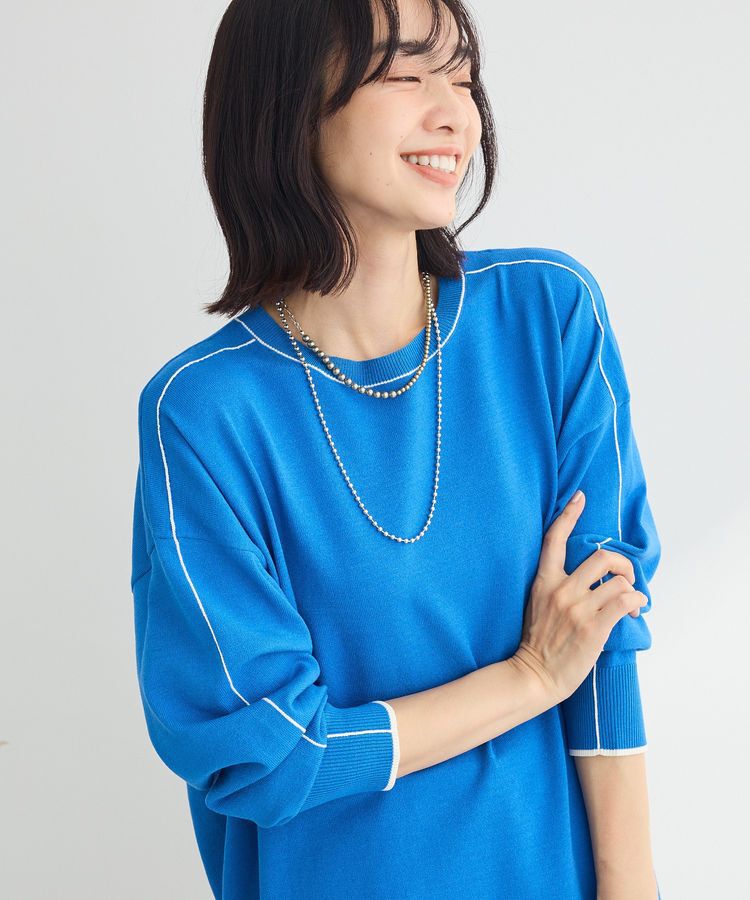 Green Parks「アンチピリングライン入りニットプルオーバー」|ニット・セーター|