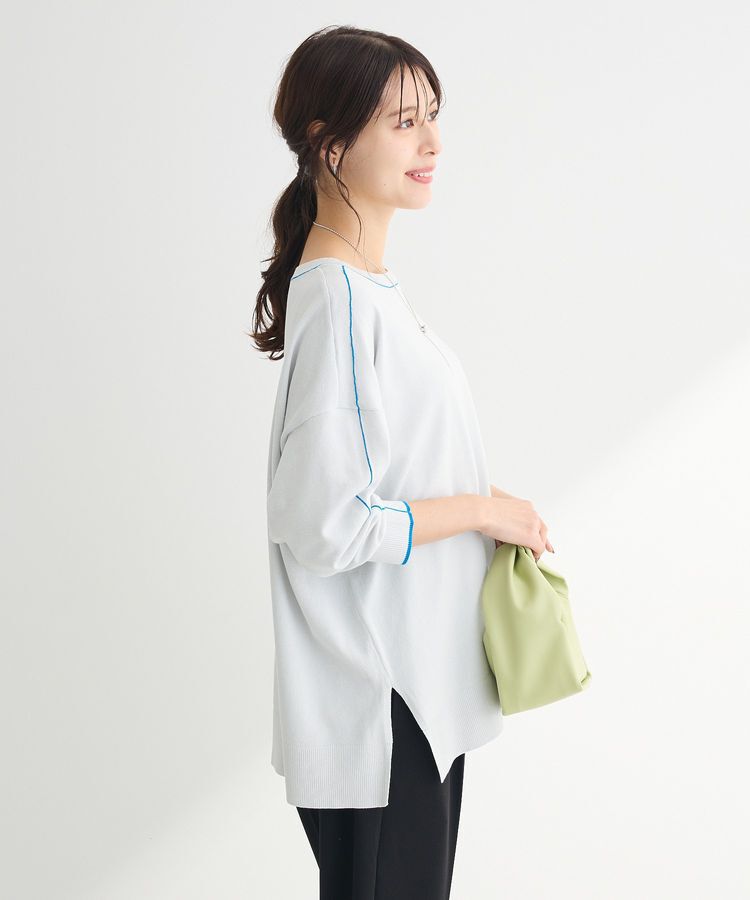 Green Parks「アンチピリングライン入りニットプルオーバー」|ニット・セーター|