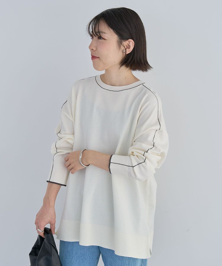 Green Parks「アンチピリングライン入りニットプルオーバー」|ニット・セーター|