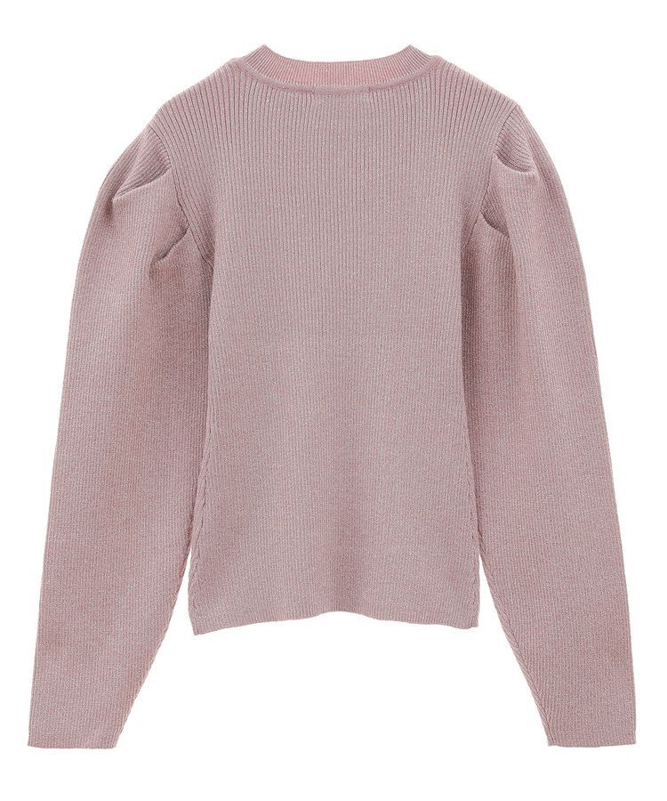 Green Parks「・swing by ラメニットパワーショルダー」|ニット・セーター|