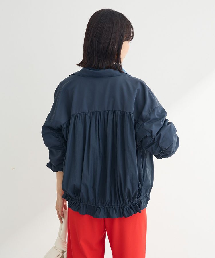 armonia「ギャザーナイロンブルゾン」|ブルゾン・スタジャン|