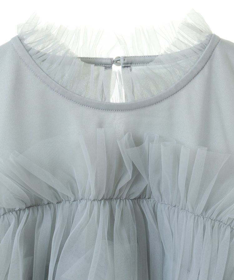 Green Parks「・ELENCARE DUE チュールドッキングブラウス」|シャツ・ブラウス|