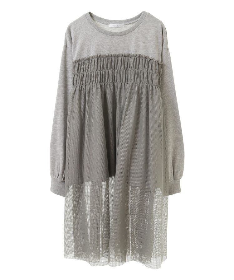 Green Parks「メッシュドッキングレイヤーチュニック」|チュニック|