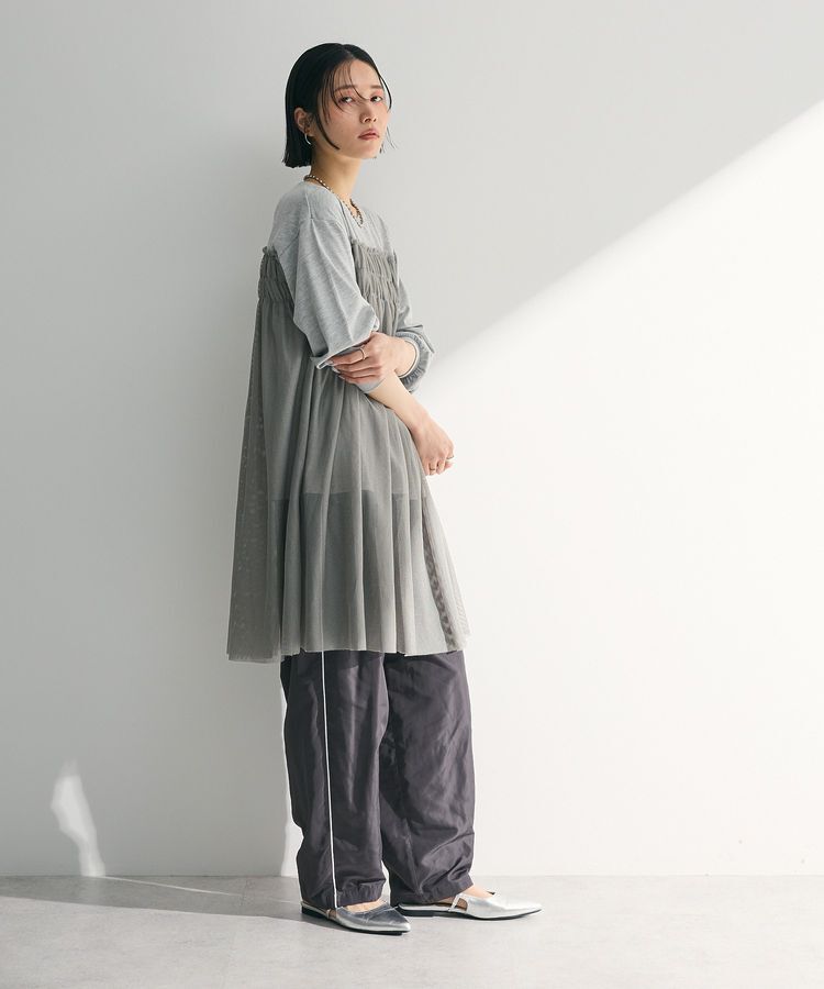 Green Parks「メッシュドッキングレイヤーチュニック」|チュニック|