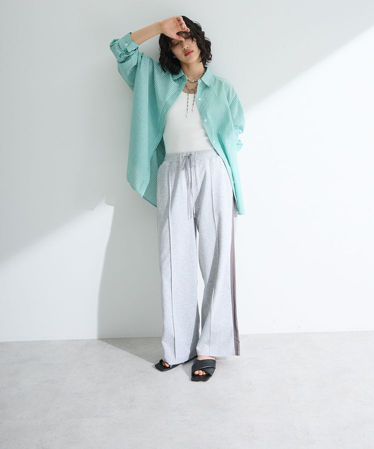 Green Parks「綿麻混レギュラーカラーBIGシルエットシャツ」|シャツ・ブラウス|