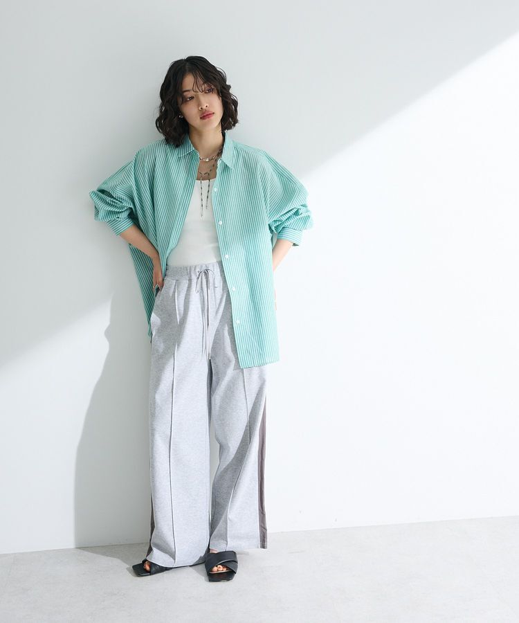 Green Parks「サイドラインセンターシム入りスウェットパンツ」|その他|