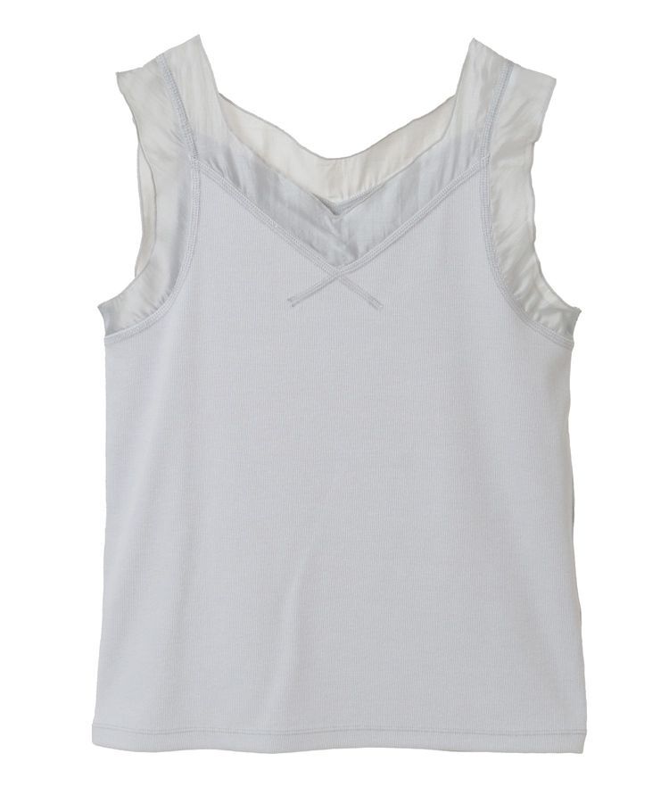 Green Parks「・SUGAR SPOON シアー切替タンクトップ」|インナー|