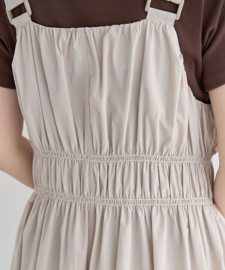 Green Parks「・SUGAR SPOON シャーリングジャンスカ」|ジャンパースカート|