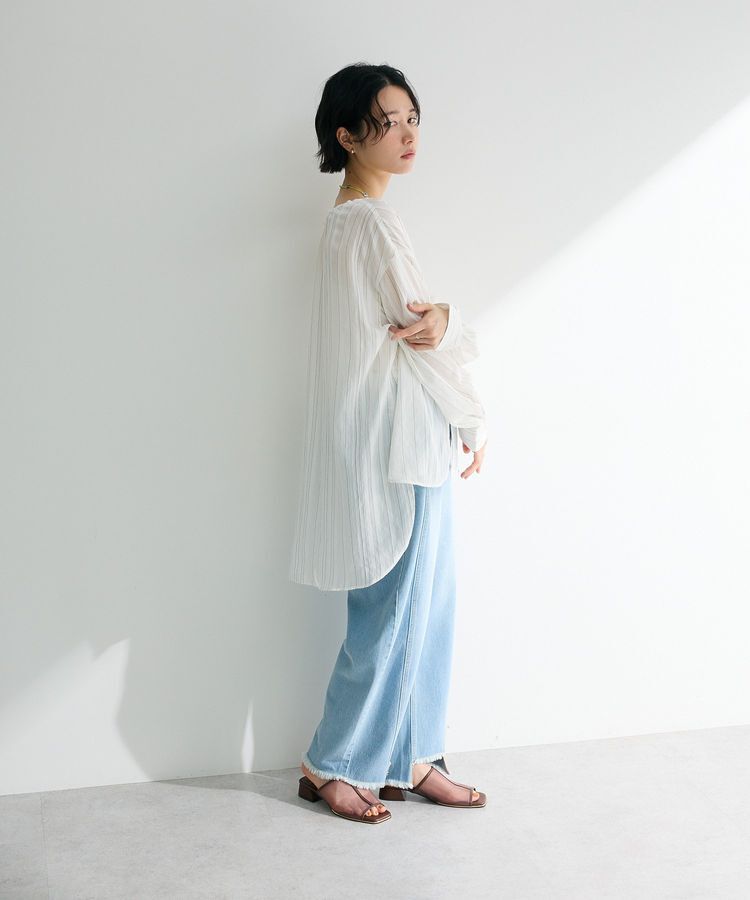 Green Parks「切り替えカーヴィーデニムパンツ」|デニム|