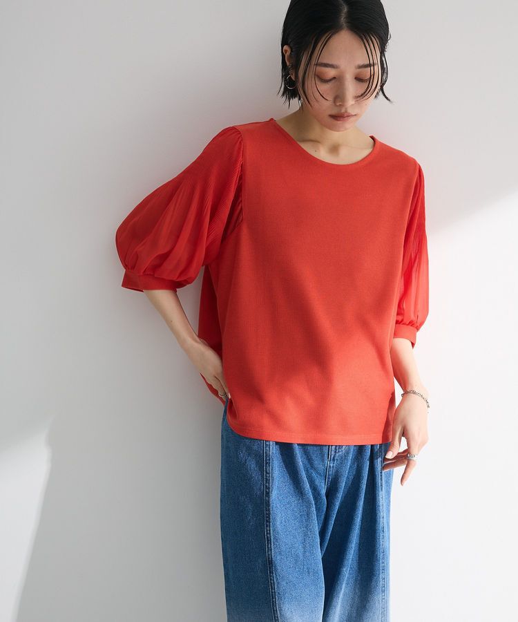 Green Parks「マジョリカスリーブプルオーバー」|Tシャツ・カットソー|