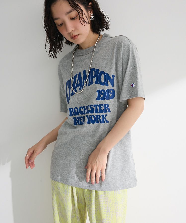 Green Parks「■Champion ロゴTEE」|Tシャツ・カットソー|Gray