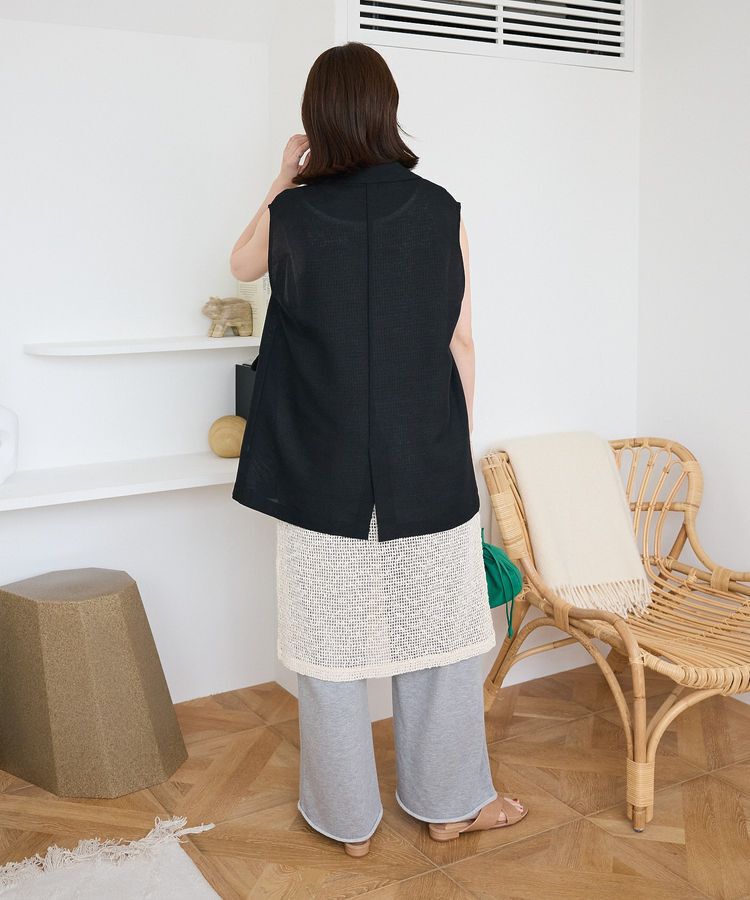 Green Parks「メッシュジレ」|テーラードジャケット|