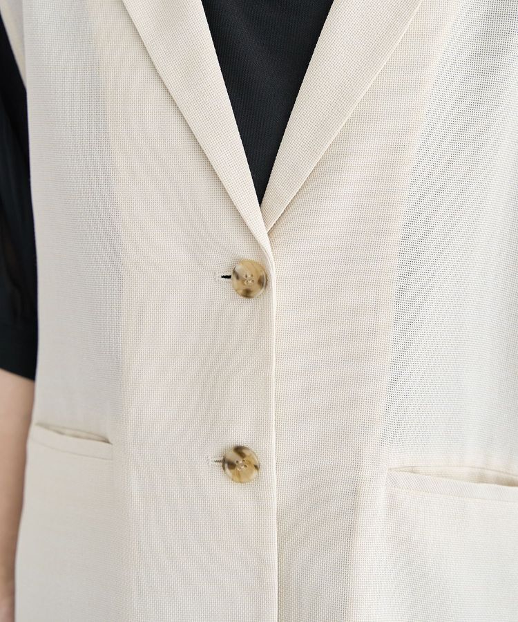 Green Parks「メッシュジレ」|テーラードジャケット|