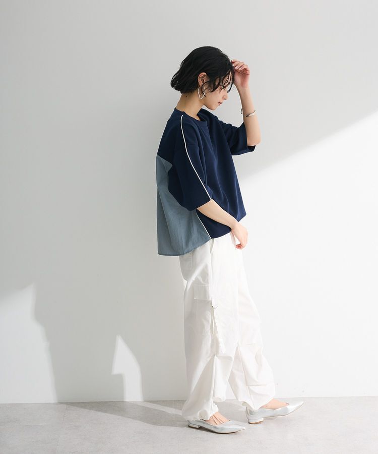 Green Parks「ナイロンドッキングポンチラインプルオーバー」|Tシャツ・カットソー|