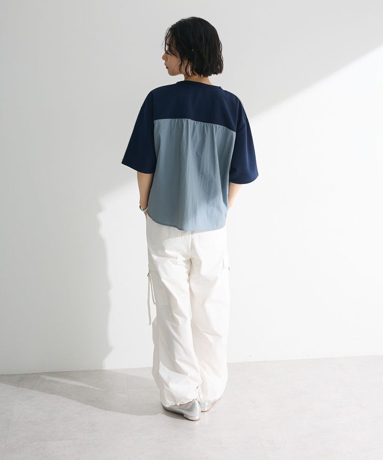 Green Parks「ナイロンドッキングポンチラインプルオーバー」|Tシャツ・カットソー|