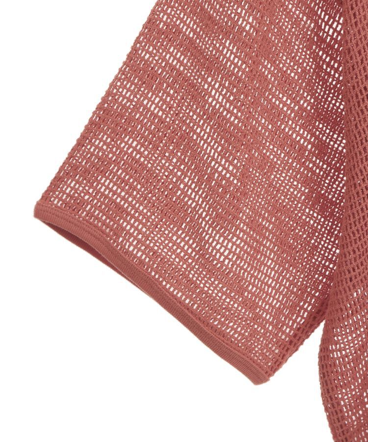 armonia「七分袖コットンメッシュラグラントップス」|Tシャツ・カットソー|