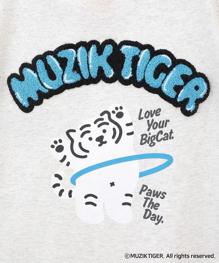 Green Parks「ムジークタイガー/さがら刺繍ゆるTシャツ」|Tシャツ・カットソー|