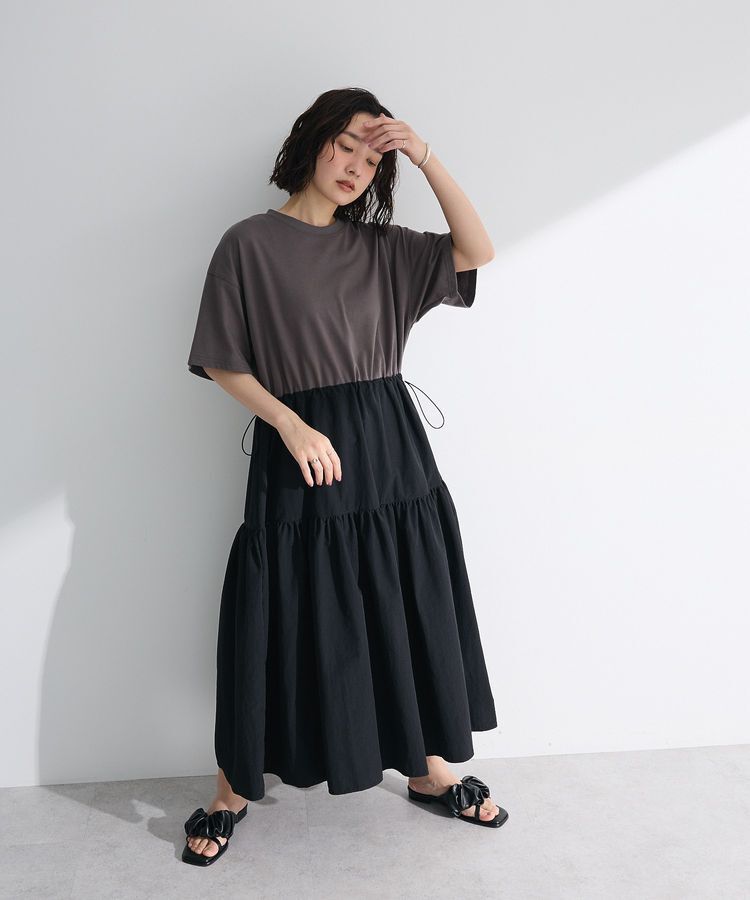 Green Parks「・ELENCARE DUE ドッキングTEEワンピース」|ワンピース|