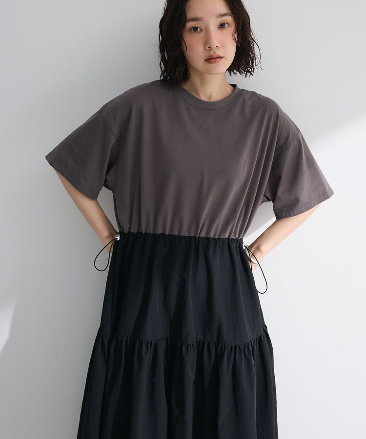 Green Parks「・ELENCARE DUE ドッキングTEEワンピース」|ワンピース|