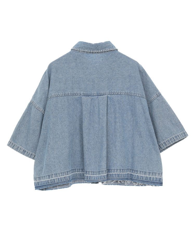 Green Parks「・ELENCARE DUE デニムショートシャツ」|シャツ・ブラウス|