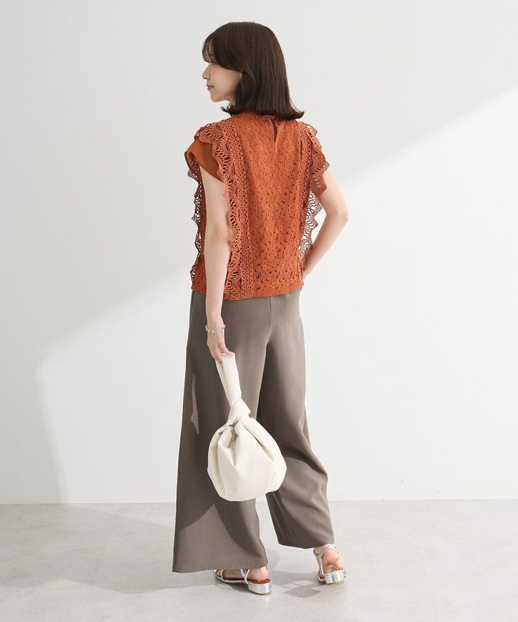 Green Parks「・Petit Fleur フレンチレーシーブラウス」|シャツ・ブラウス|