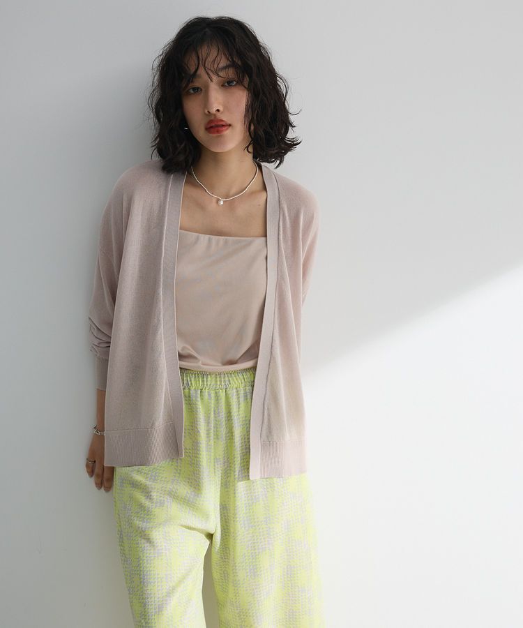 Green Parks「【WEB限定】接触冷感ゆったりカーディガン」|カーディガン|
