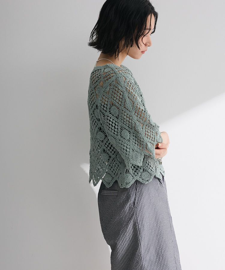 Green Parks「・SUGAR SPOON クロシェプルオーバー」|ニット・セーター|