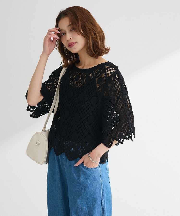 Green Parks「・SUGAR SPOON クロシェプルオーバー」|ニット・セーター|