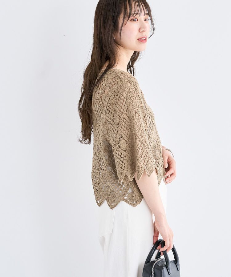 Green Parks「・SUGAR SPOON クロシェプルオーバー」|ニット・セーター|