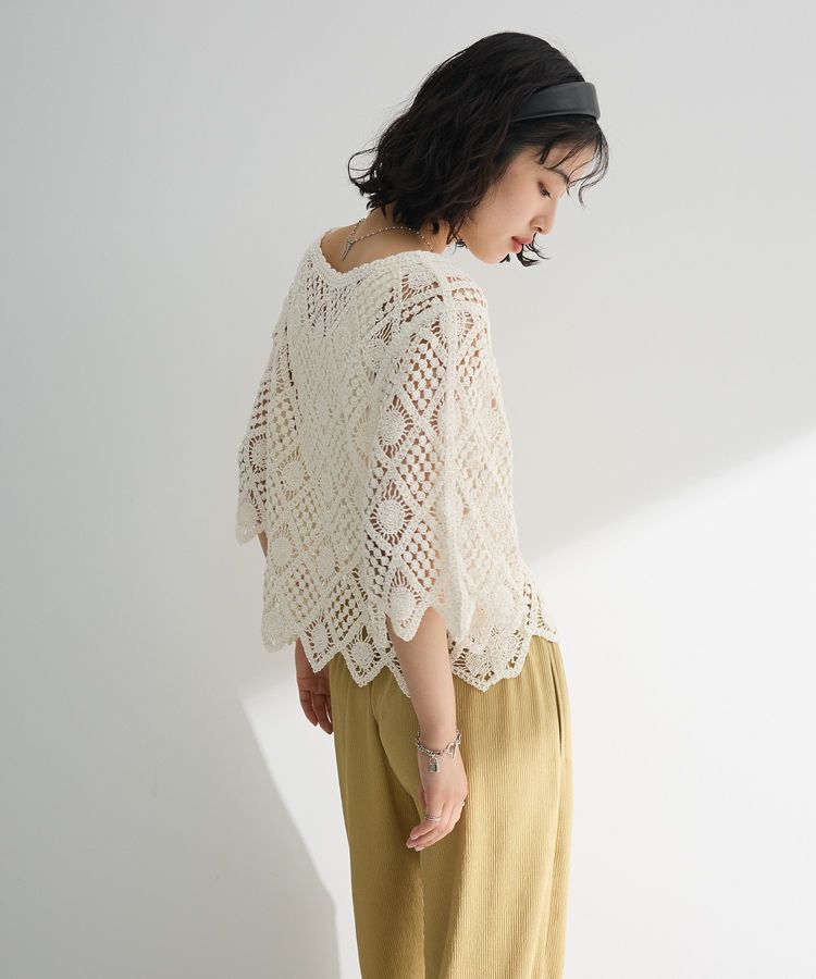 Green Parks「・SUGAR SPOON クロシェプルオーバー」|ニット・セーター|