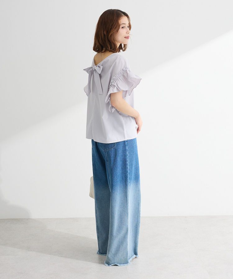 Green Parks「・ELENCARE DUE バックリボンブラウス」|シャツ・ブラウス|