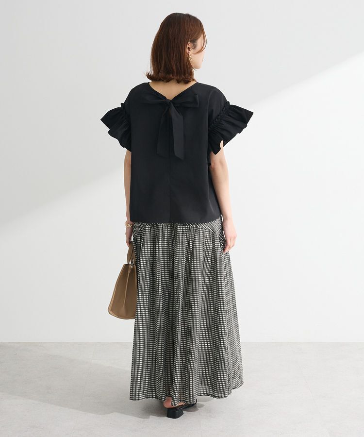 Green Parks「・ELENCARE DUE バックリボンブラウス」|シャツ・ブラウス|