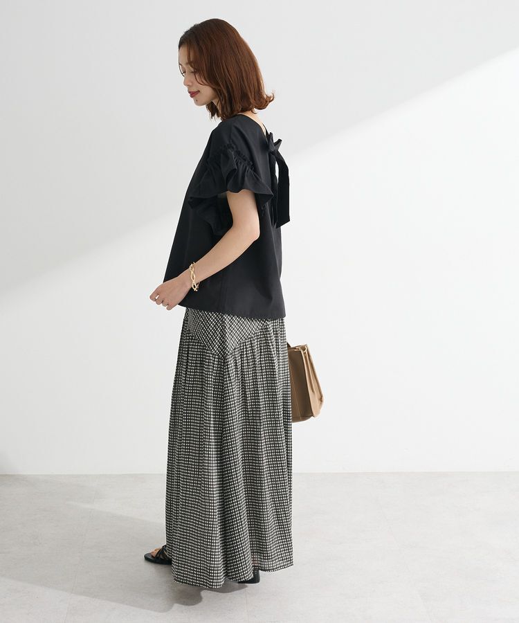 Green Parks「・ELENCARE DUE バックリボンブラウス」|シャツ・ブラウス|