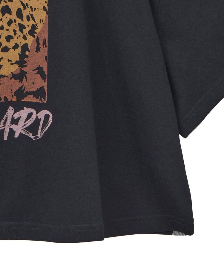 Green Parks「・DOUBLE FLAGS レオパードプリントTEE」|Tシャツ・カットソー|