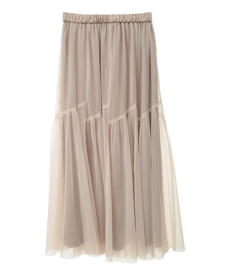 YECCA VECCA「リバーシブルチュールスカート」|フレア|