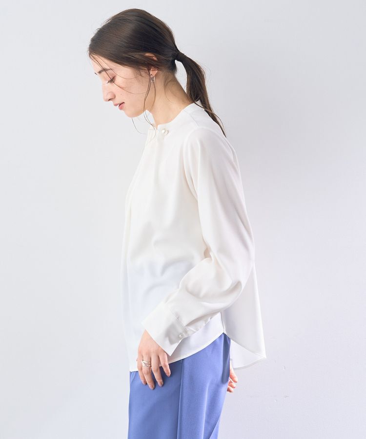 YECCA VECCA「パールタックブラウス」|シャツ・ブラウス|