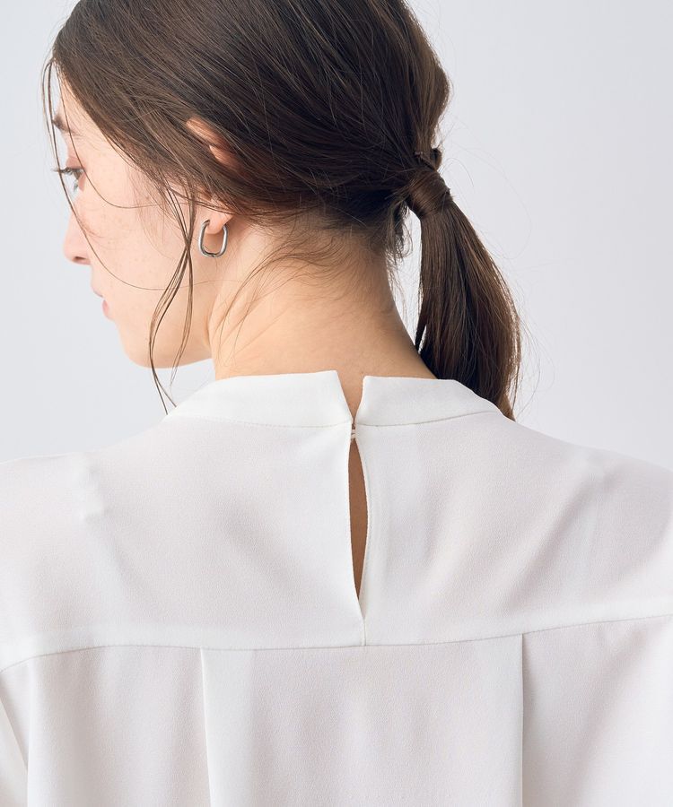 YECCA VECCA「パールタックブラウス」|シャツ・ブラウス|