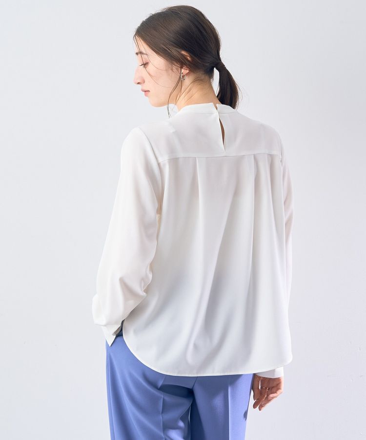 YECCA VECCA「パールタックブラウス」|シャツ・ブラウス|