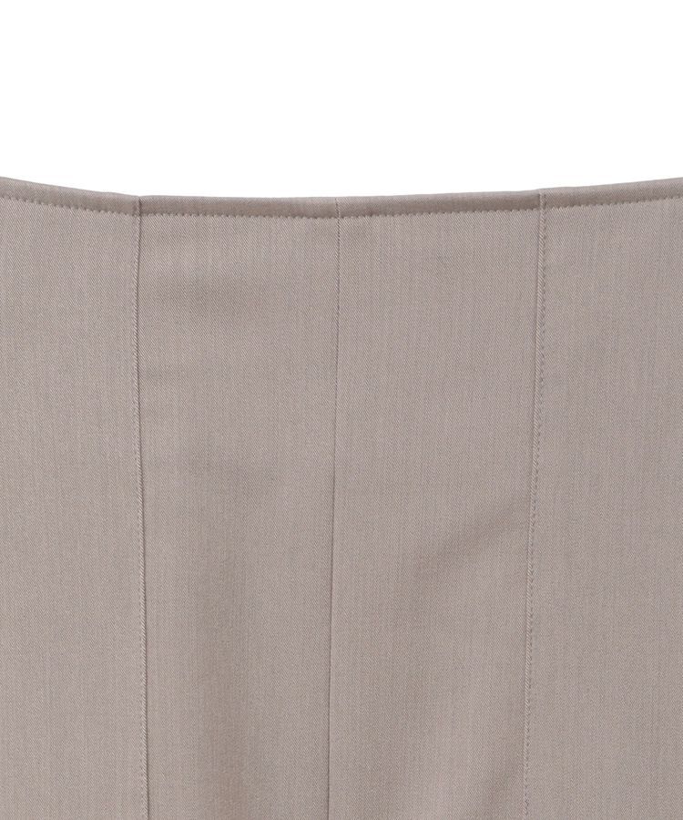 YECCA VECCA「ハイウエストナロースカート」|タイト|